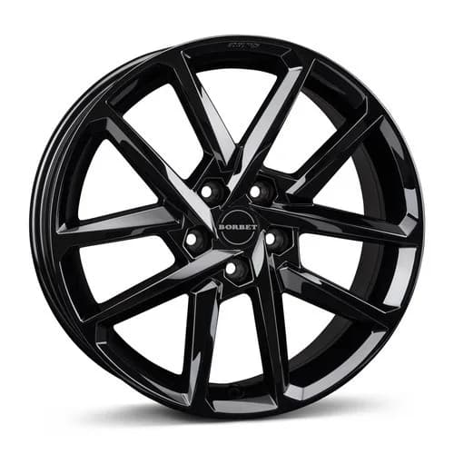 Легкосплавний диск 18" Borbet N 18x7,5 ET46 5x108 чорний Glossy - фото My Tuning Lab