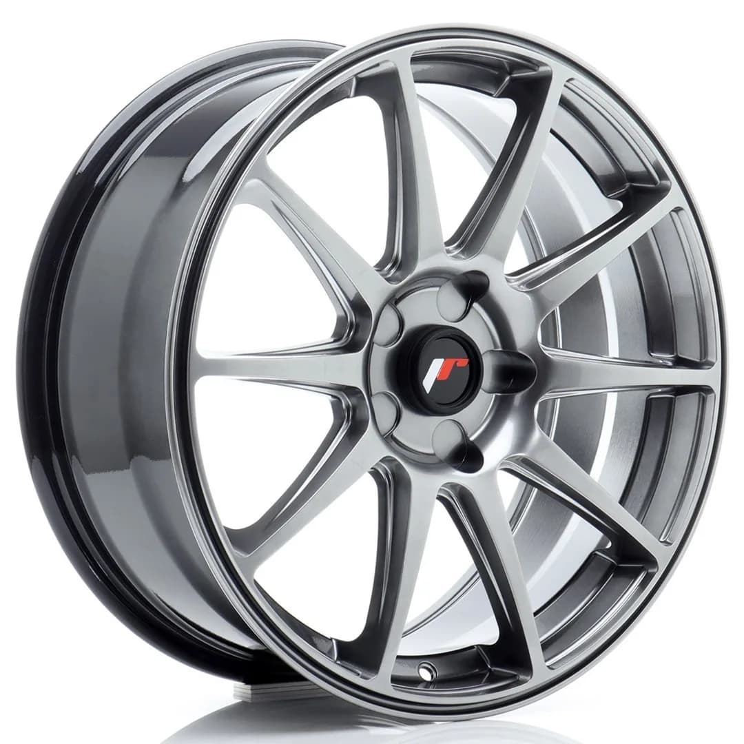 Легкосплавний диск 18" Japan Racing JR11 18x7,5 ET40 5x114,3 насичений чорний - фото My Tuning Lab