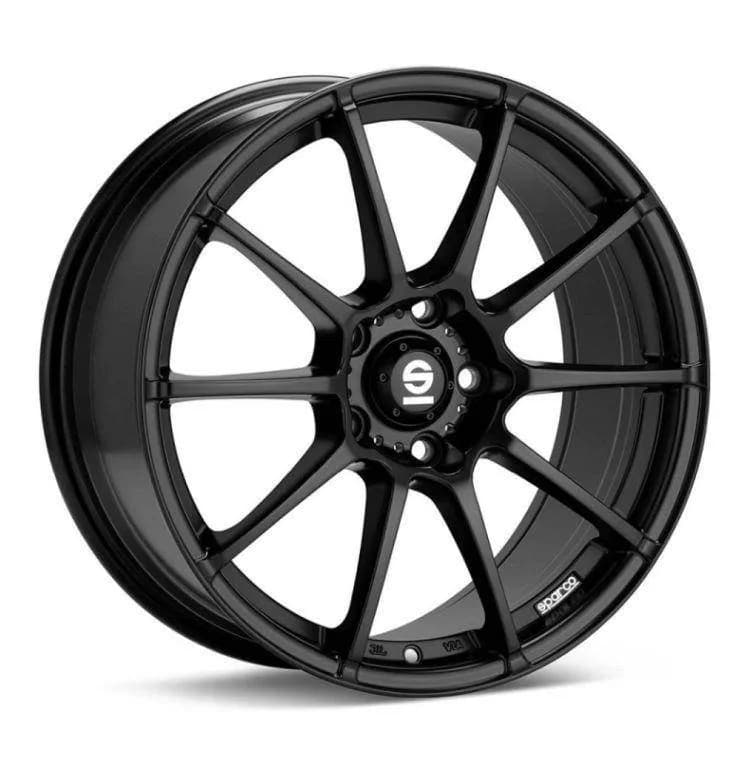Легкосплавний диск 18" SPARCO Assetto Gara 18x8 ET45 5x108 матовий чорний - фото My Tuning Lab