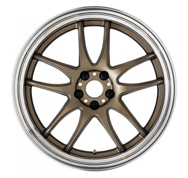 Легкосплавний диск 18" Work Wheels Work Emotion CR-2P Step Rim 18x12 BLANK Matte бронза (AHG) - фото My Tuning Lab