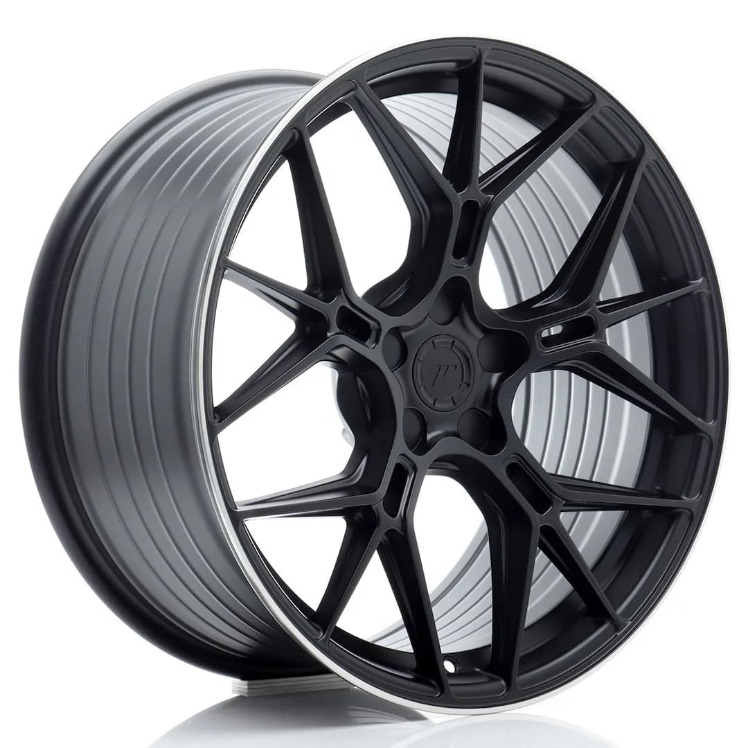 Легкосплавний диск 19" Japan Racing JR51 19x9,5 ET20-45 5H BLANK сатиновий чорний з фрезерований кант - фото My Tuning Lab