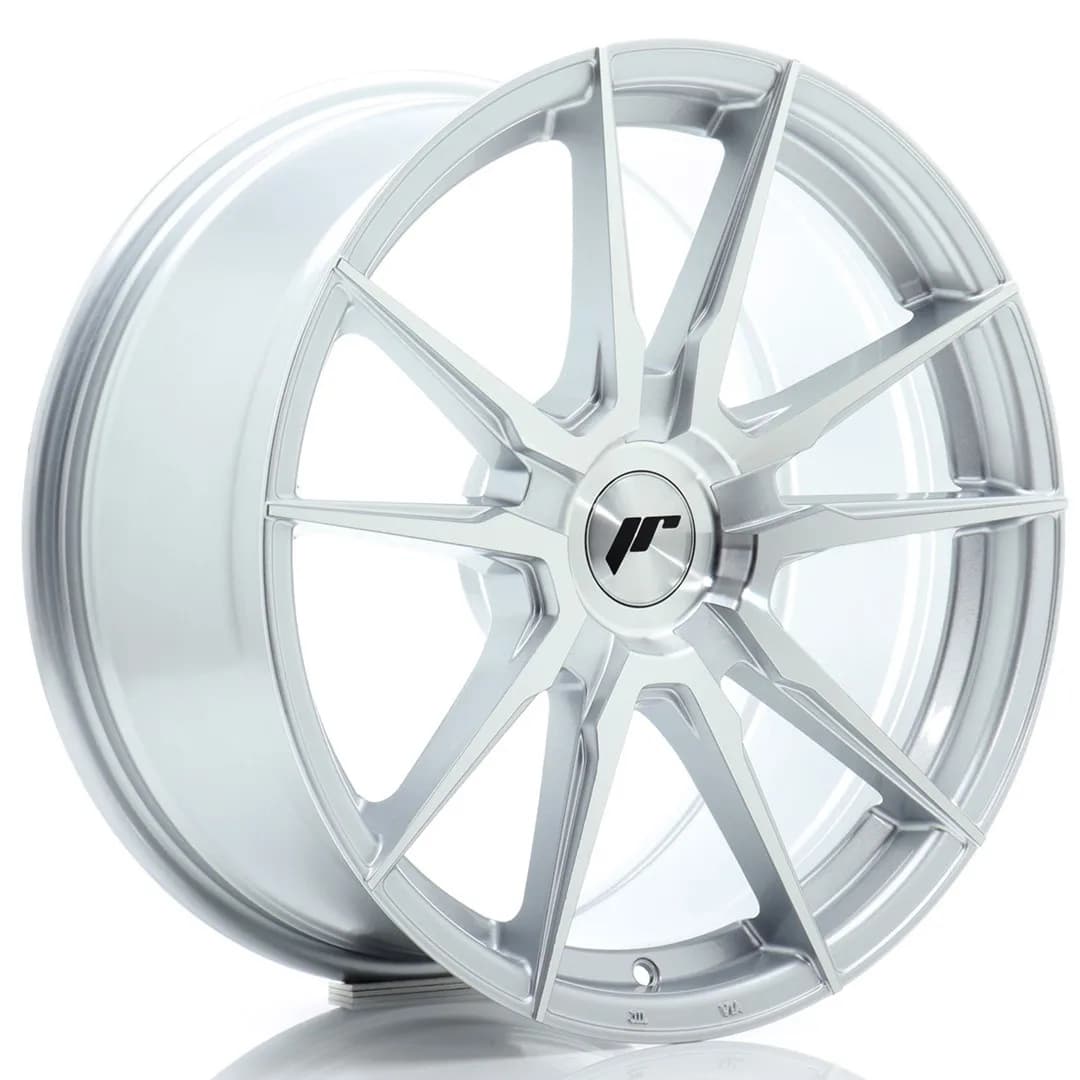 Легкосплавний диск 18" Japan Racing JR21 18x8,5 ET45 5x114,3 срібний з фрезеруванням - фото My Tuning Lab