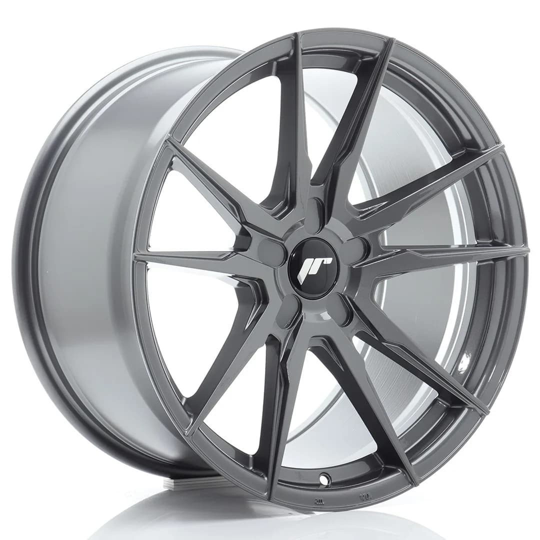 Легкосплавний диск 19" Japan Racing JR21 19x9,5 ET35 5x120 насичений сірий - фото My Tuning Lab
