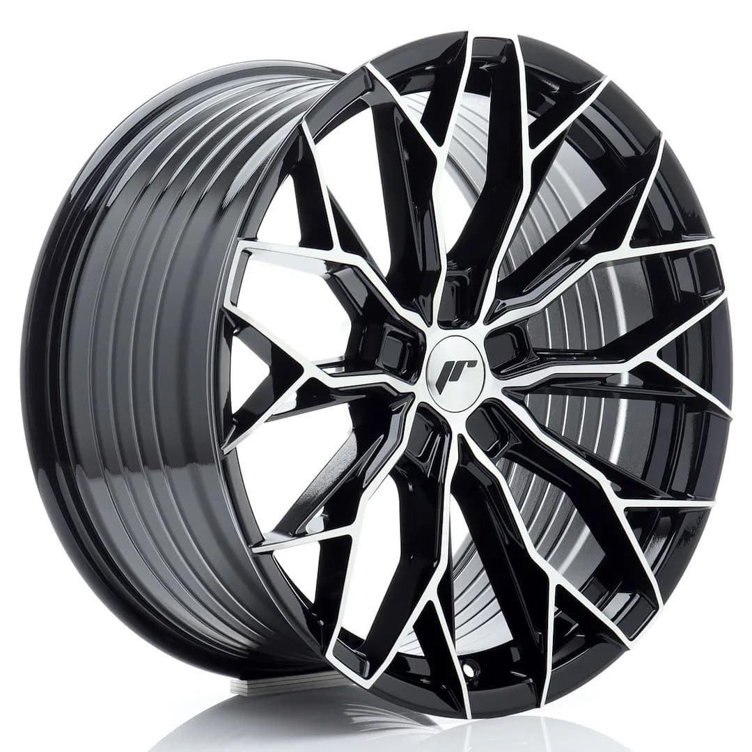 Легкосплавний диск 19" Japan Racing JR49 19x9,5 ET20-45 5H BLANK глянцевий чорний фрезерована лицьова частина - фото My Tuning Lab