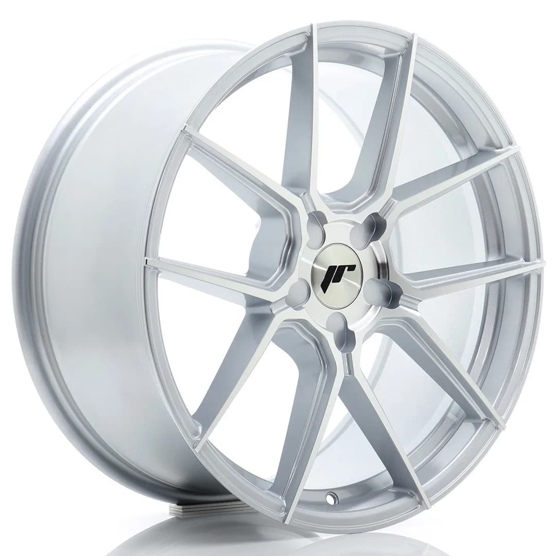 Легкосплавний диск 19" Japan Racing JR30 19x8,5 ET35 5x120 срібний з фрезеруванням - фото My Tuning Lab