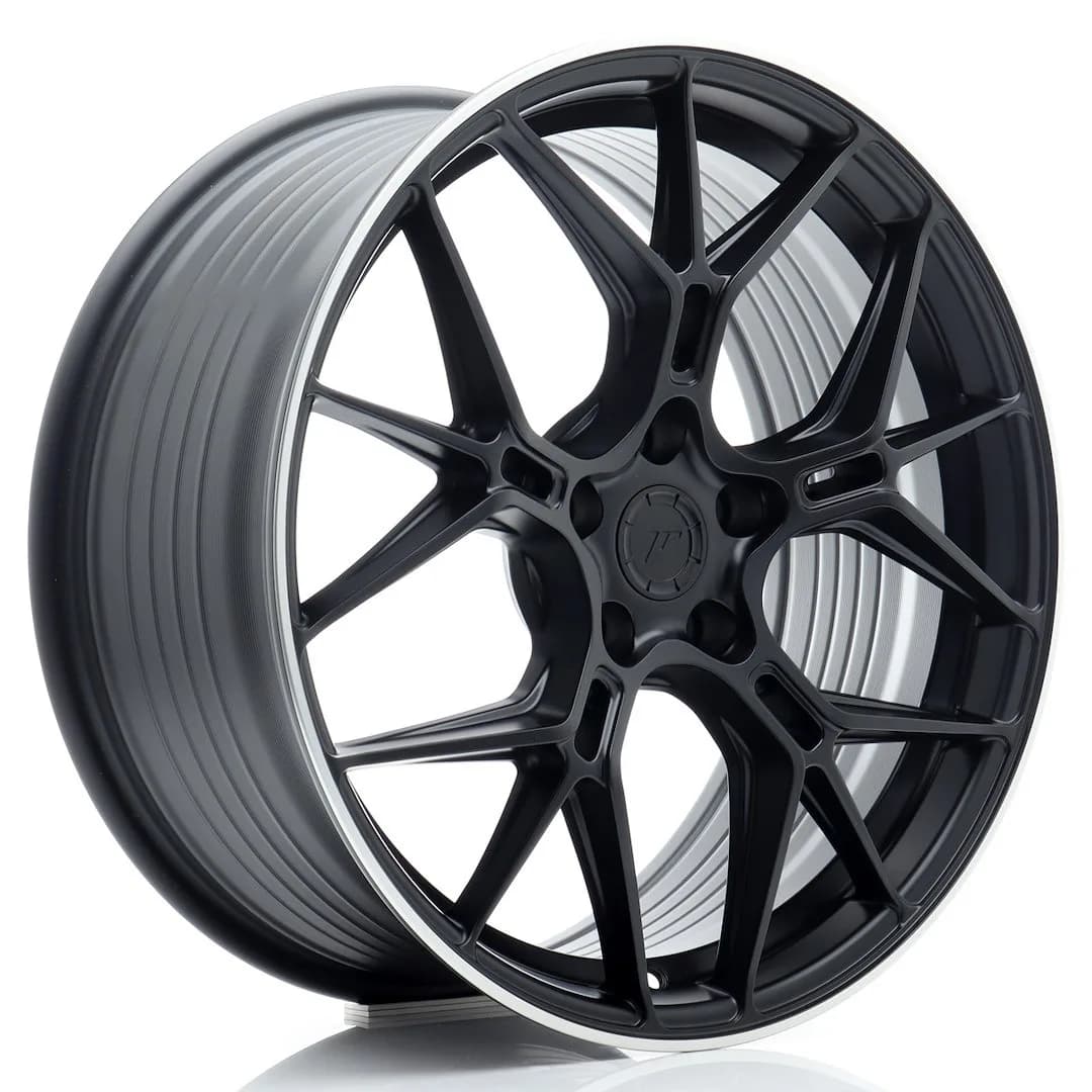 Легкосплавний диск 19" Japan Racing JR51 19x8,5 ET35 5x112 сатиновий чорний з фрезерований кант - фото My Tuning Lab