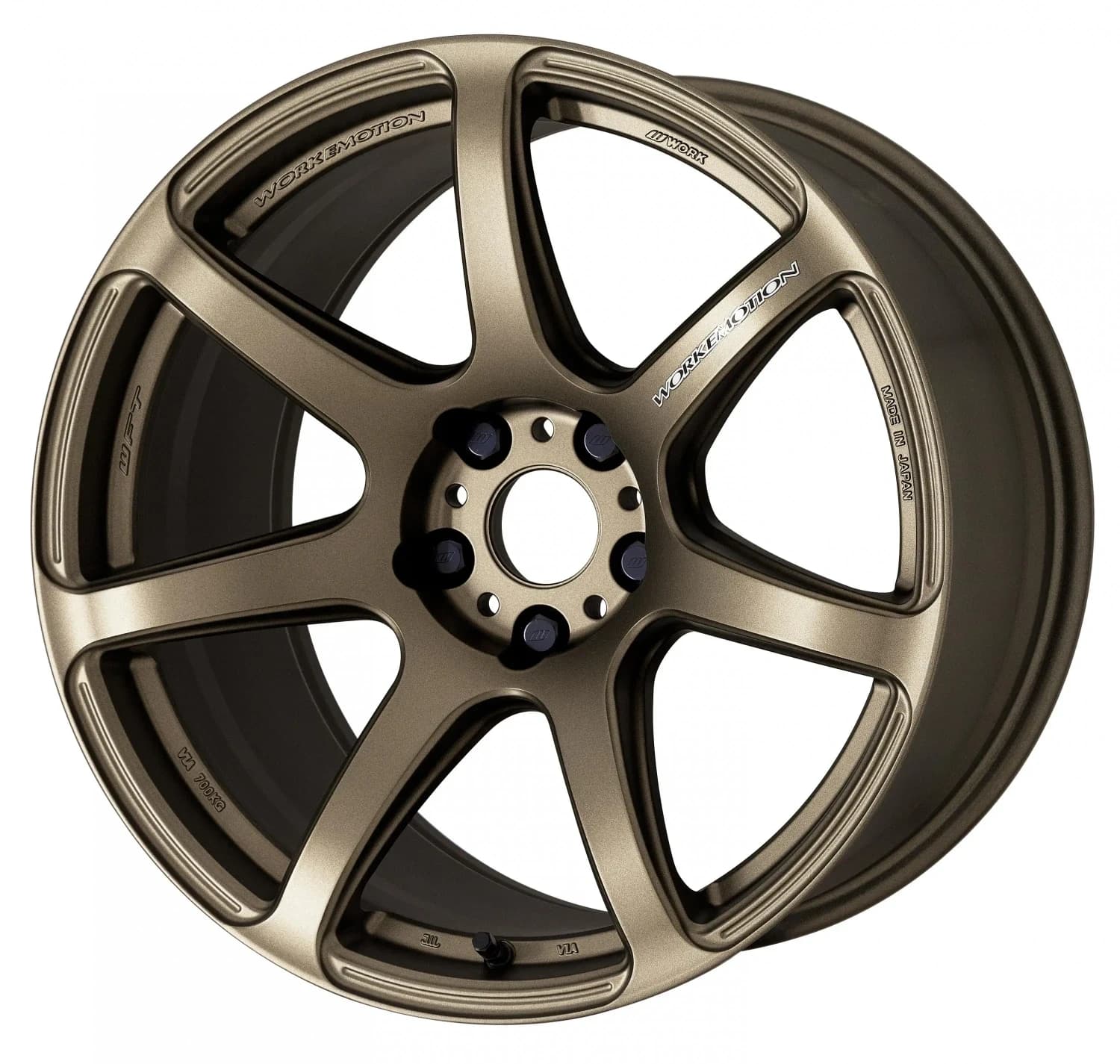 Легкосплавний диск 16" Work Wheels Work Emotion T7R 16x6,5 BLANK Matte бронза (AHG) - фото My Tuning Lab