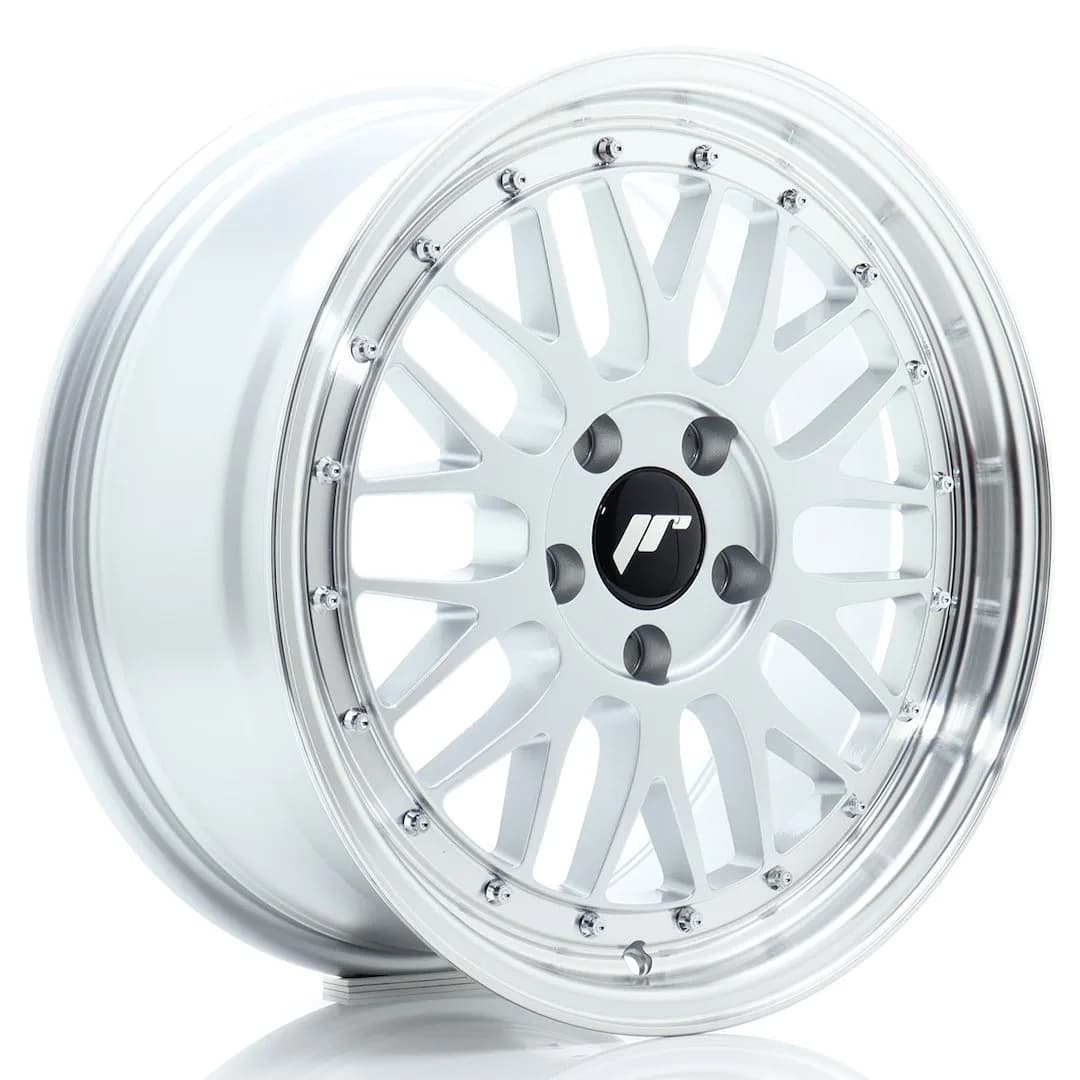 Легкосплавний диск 17" Japan Racing JR23 17x7,5 ET40 5x112 насичений срібний з фрезерований кант - фото My Tuning Lab