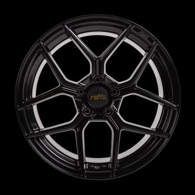 Легкосплавний диск 19" Raffa RS-01 19x8,5 ET42 5x112 Gloss-чорний - фото My Tuning Lab