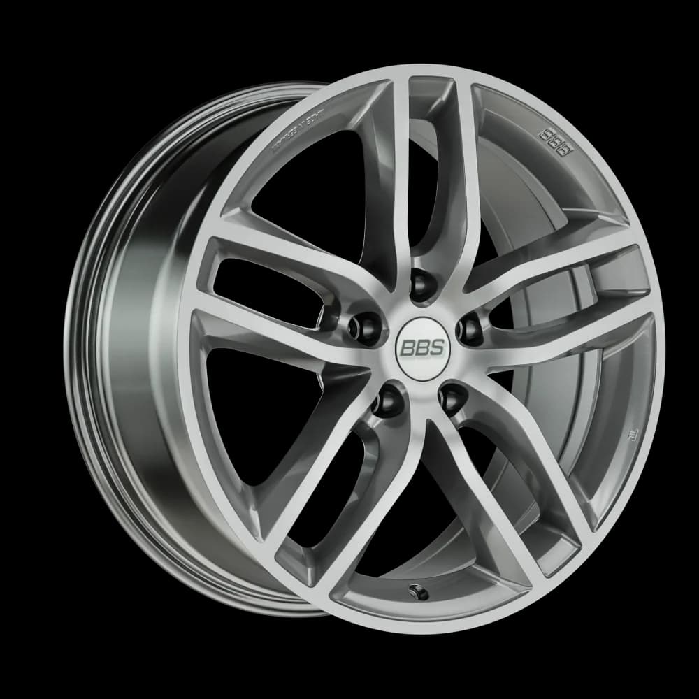 Легкосплавний диск 18" BBS SX 18x8 ET44 5x112 Platinum срібний Diamantgedreht - фото My Tuning Lab