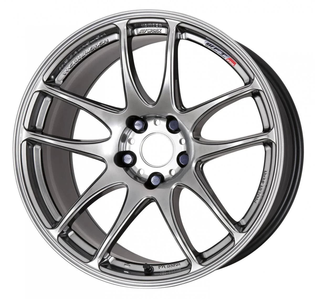 Легкосплавний диск 17" Work Wheels EMOTION CR KIWAMI 17x8 ET47 4x100 срібний (GTS) - фото My Tuning Lab