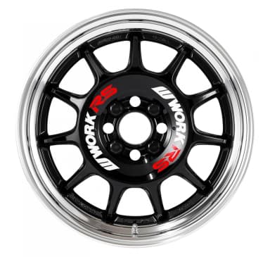 Легкосплавний диск 16" Work Wheels Work Emotion RS11 Step Rim 16x6 BLANK чорний (BLK) - фото My Tuning Lab