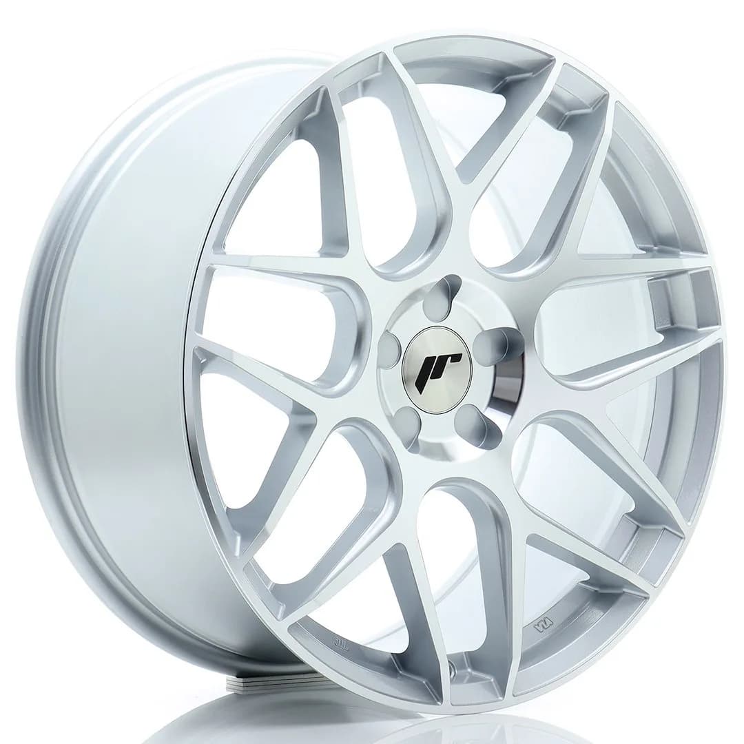 Легкосплавний диск 19" Japan Racing JR18 19x8,5 ET35 5x120 срібний з фрезеруванням - фото My Tuning Lab
