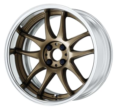 Легкосплавний диск 19" Work Wheels Work Emotion CR-2P 19x9 BLANK Matte бронза (AHG) - фото My Tuning Lab