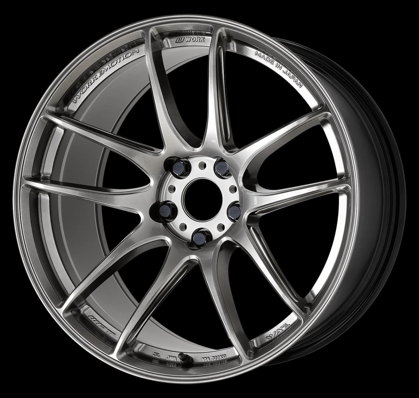 Легкосплавний диск 18" Work Wheels Emotion CR Shigoku 18x9,5 ET22 5x114,3 Glow графіт (GGM) - фото My Tuning Lab