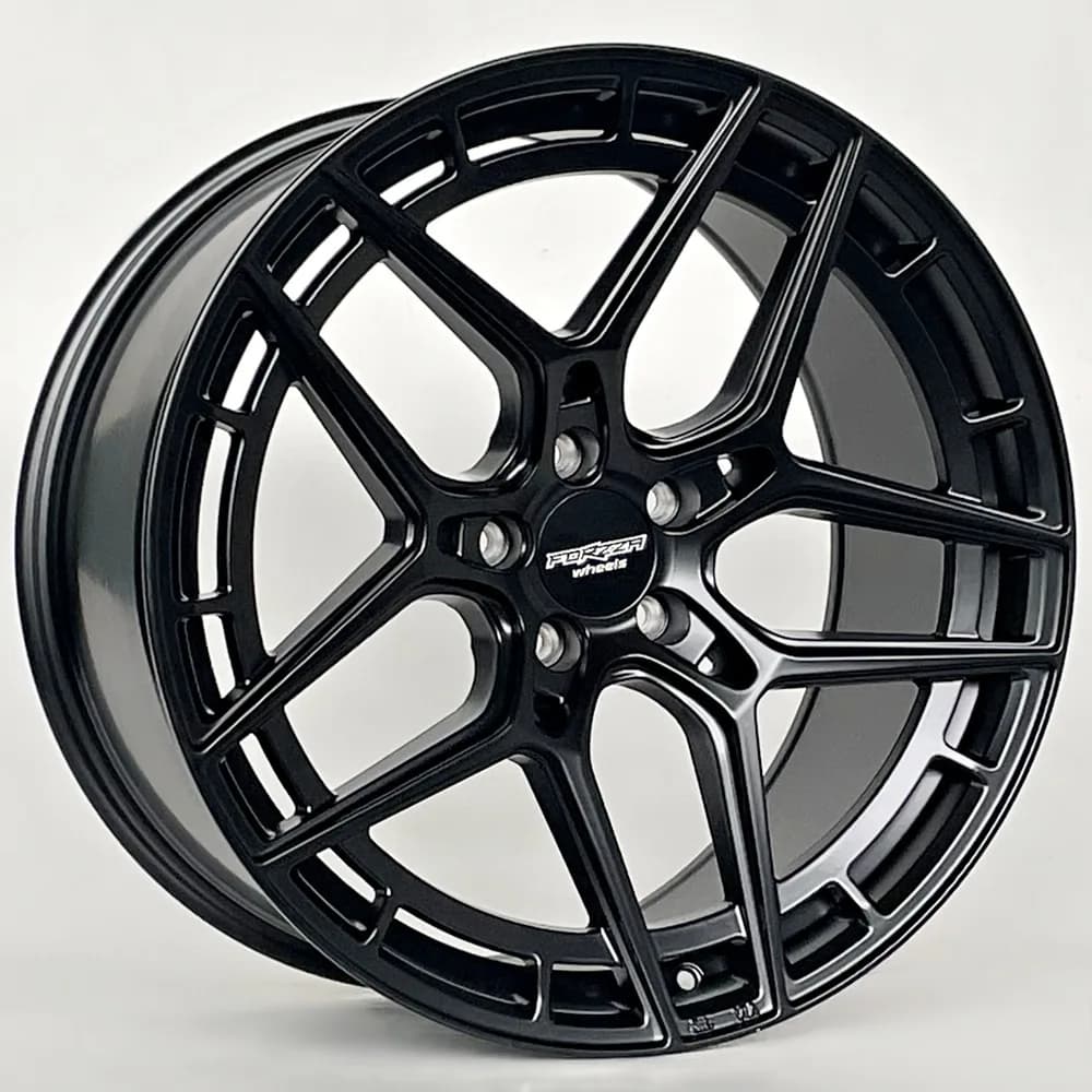 Легкосплавний диск 20" Forzza Magnum 20x10 ET40 5x112 сатиновий чорний - фото My Tuning Lab