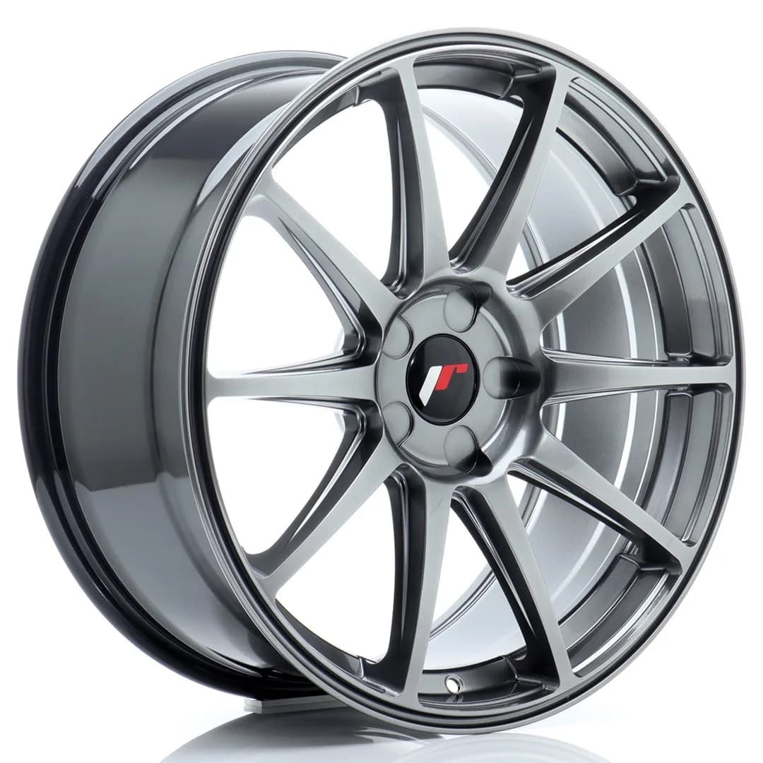 Легкосплавний диск 19" Japan Racing JR11 19x8,5 ET42 5x108 насичений чорний - фото My Tuning Lab