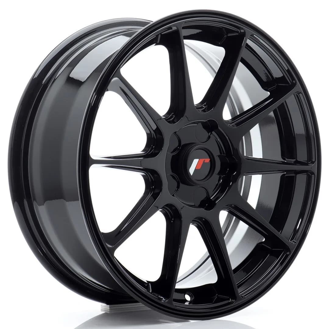 Легкосплавний диск 17" Japan Racing JR11 17x7 ET20-38 BLANK глянцевий чорний - фото My Tuning Lab