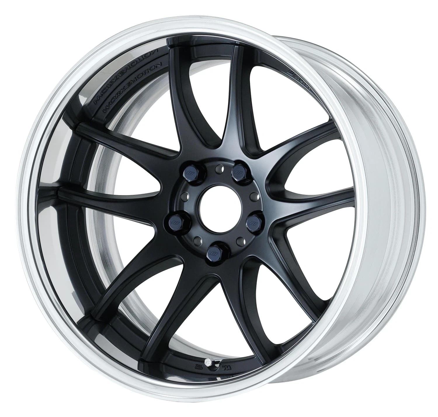 Легкосплавний диск 16" Work Wheels Work Emotion CR-2P 16x8 BLANK матовий чорний (MBL) - фото My Tuning Lab