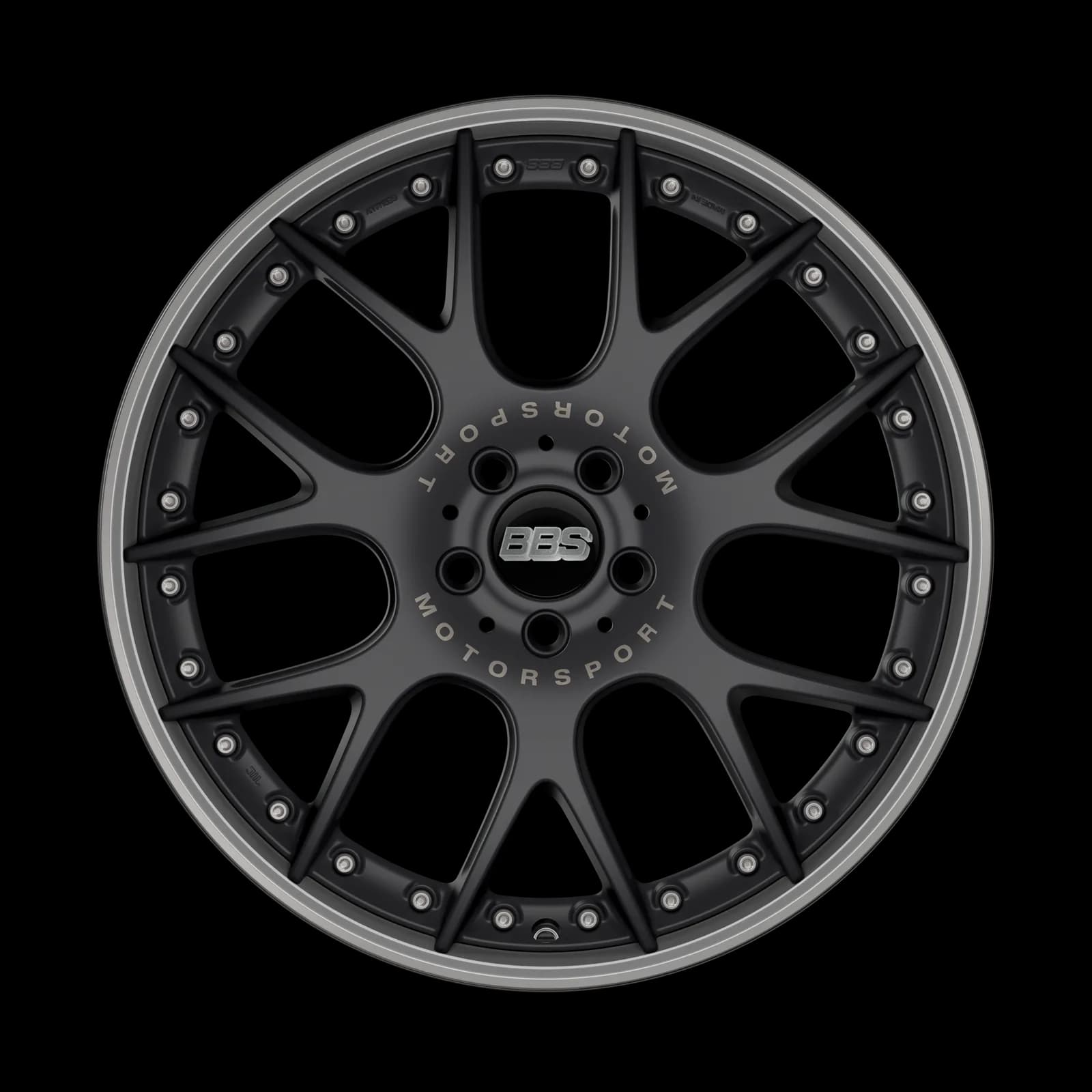 Легкосплавний диск 20" BBS CH-R 2 20x9,5 ET25 5x112 чорний сатиновий - фото My Tuning Lab