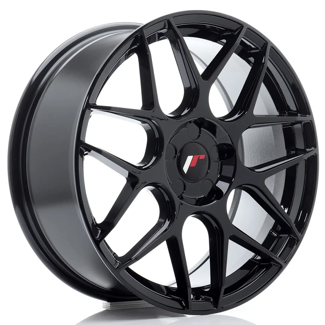 Легкосплавний диск 18" Japan Racing JR18 18x7,5 ET36 5x112 глянцевий чорний - фото My Tuning Lab