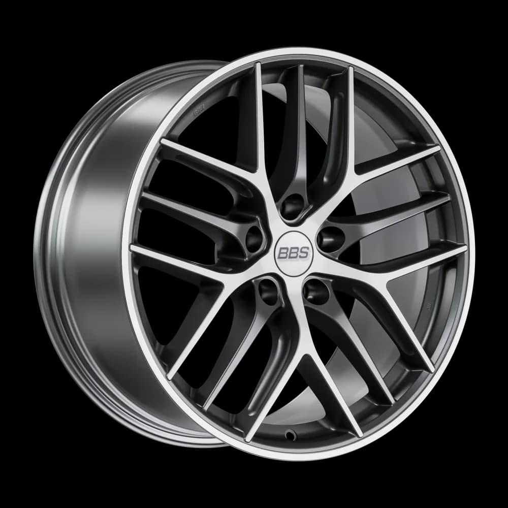 Легкосплавний диск 19" BBS CC-R 19x9 ET48 5x120 сатиновий графіт алмазне фрезерування - фото My Tuning Lab