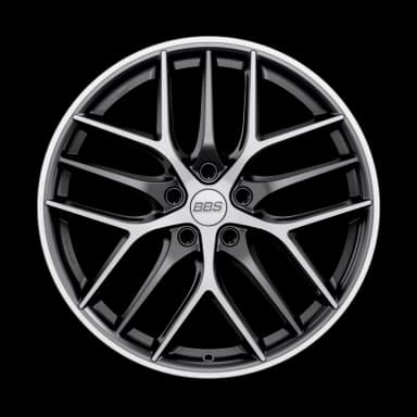 Легкосплавний диск 19" BBS CC-R 19x8,5 ET40 5x112 сатиновий графіт алмазне фрезерування - фото My Tuning Lab