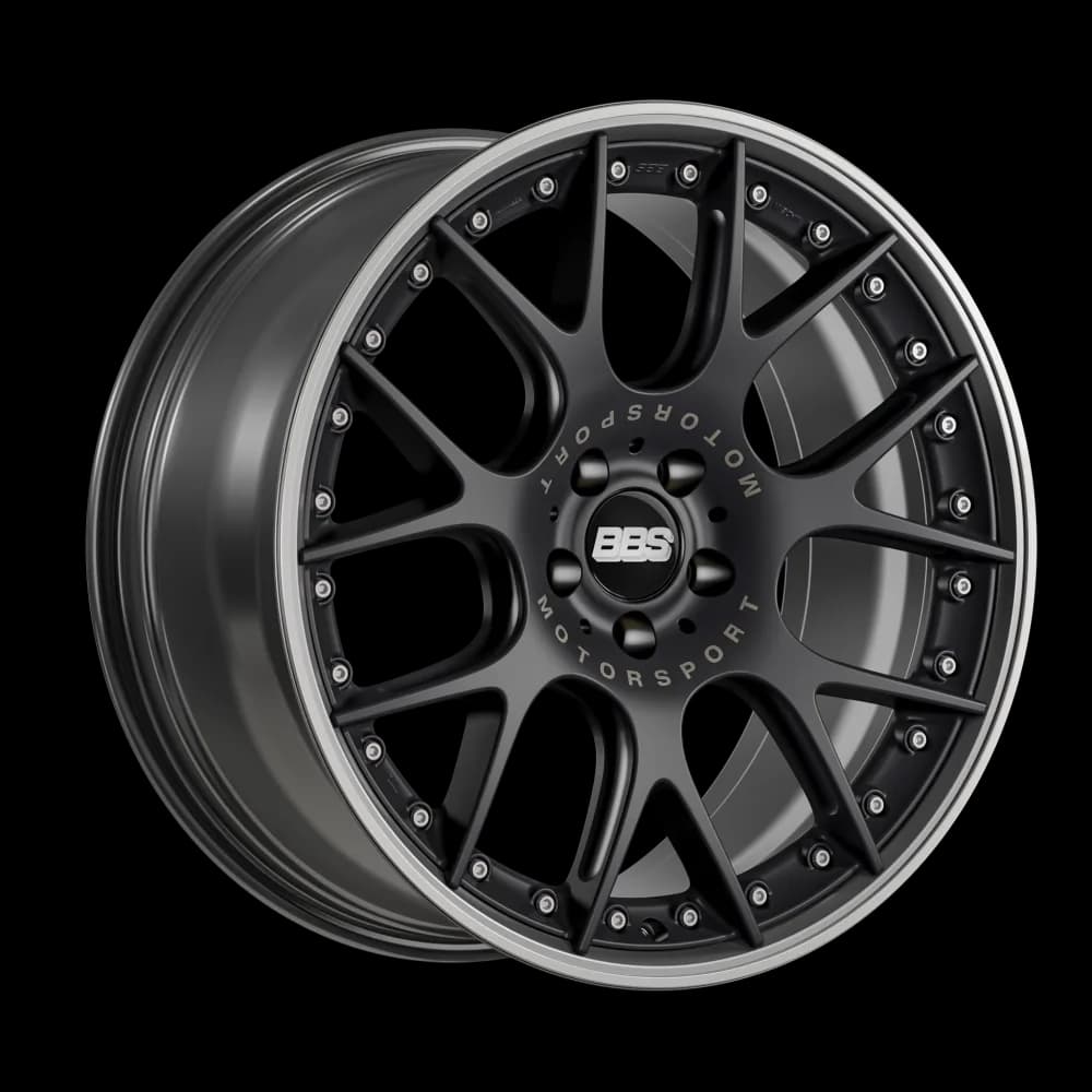 Легкосплавний диск 20" BBS CH-R 2 20x9 ET42 5x120 чорний сатиновий - фото My Tuning Lab
