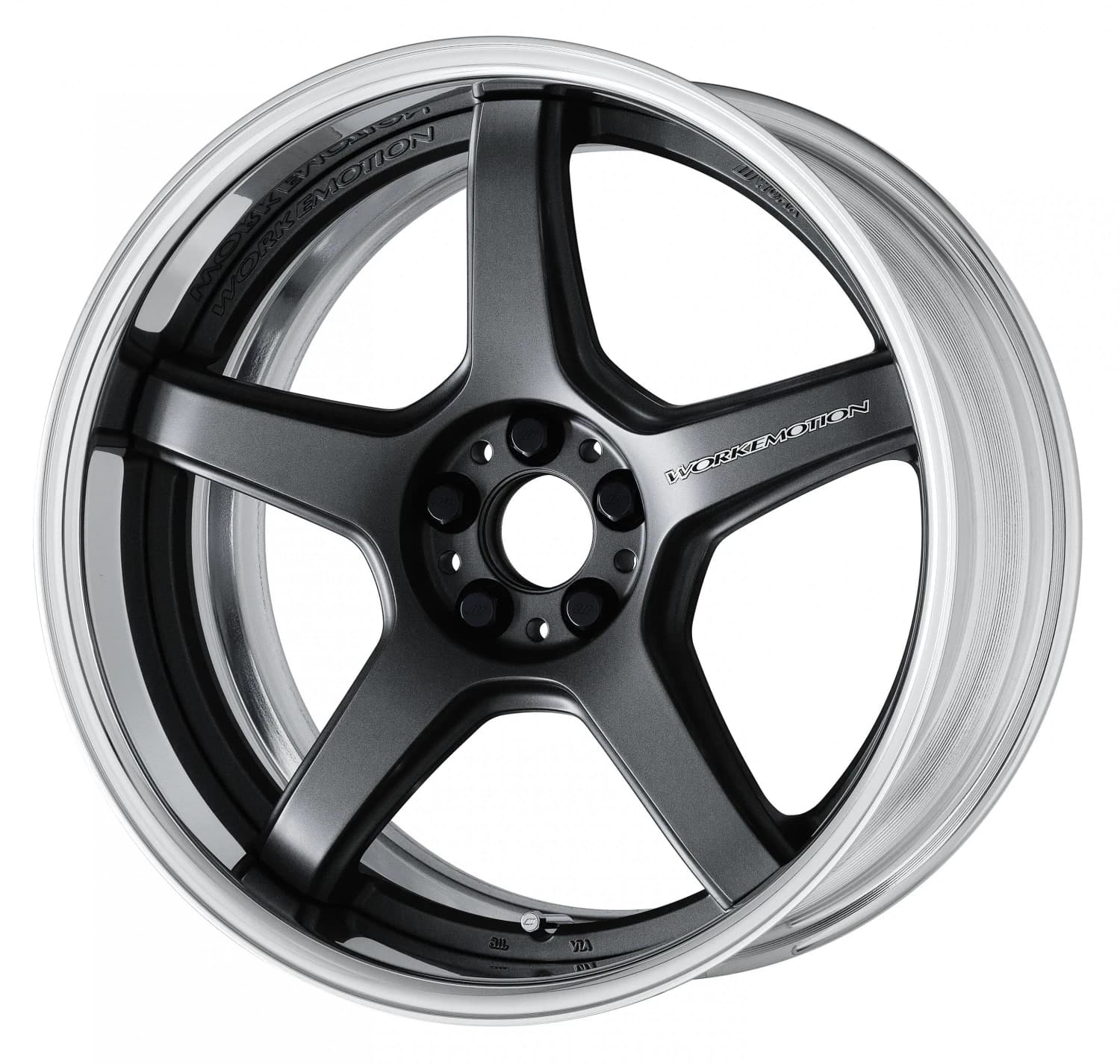 Легкосплавний диск 19" Work Wheels Work Emotion T5R-2P 19x12,5 BLANK матовий графіт (MGM) - фото My Tuning Lab
