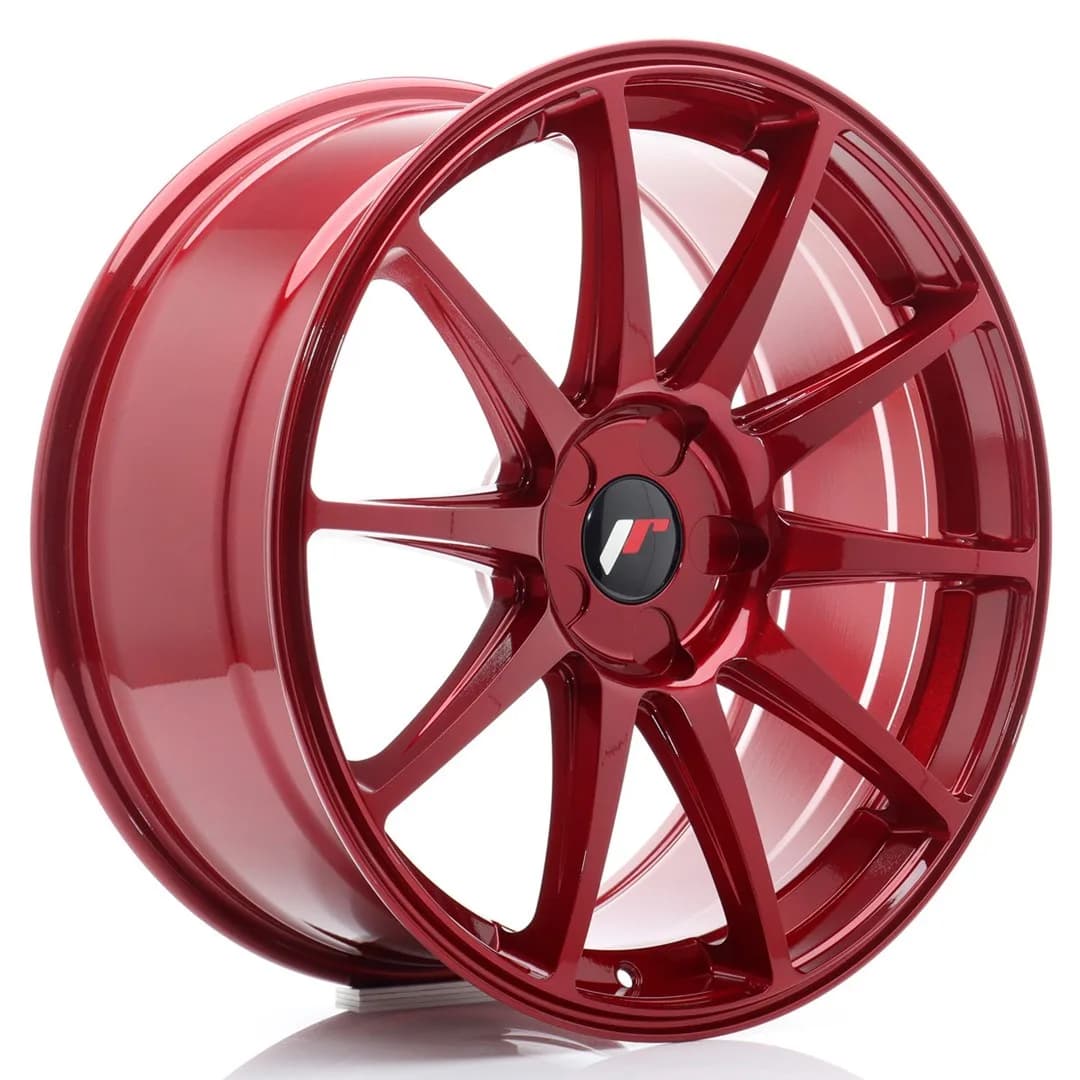 Легкосплавний диск 19" Japan Racing JR11 19x8,5 ET42 5x108 Platinum Red - фото My Tuning Lab