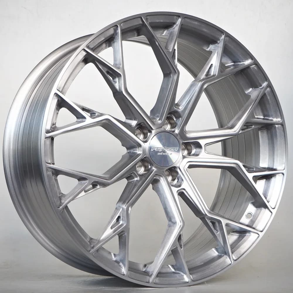 Легкосплавний диск 21" Forzza Titan 21x9 ET25 5x112 брашований Aluminium - фото My Tuning Lab