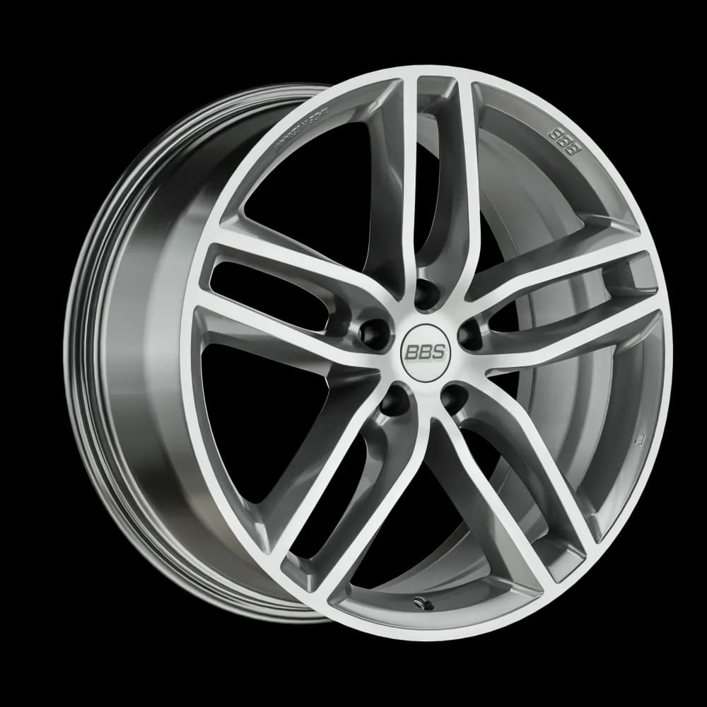 Легкосплавний диск 20" BBS SX 20x9 ET42 5x114 Platinum срібний Diamantgedreht - фото My Tuning Lab
