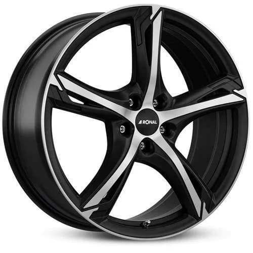 Легкосплавний диск 17" Ronal R62 17x7,5 ET42 5x100 Jetblack-Matt-Frontkopiert - фото My Tuning Lab