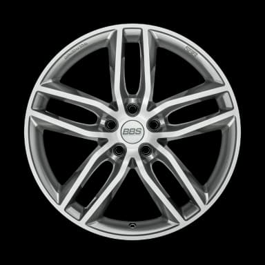 Легкосплавний диск 19" BBS SX 19x8,5 ET45 5x108 Platinum срібний Diamantgedreht - фото My Tuning Lab