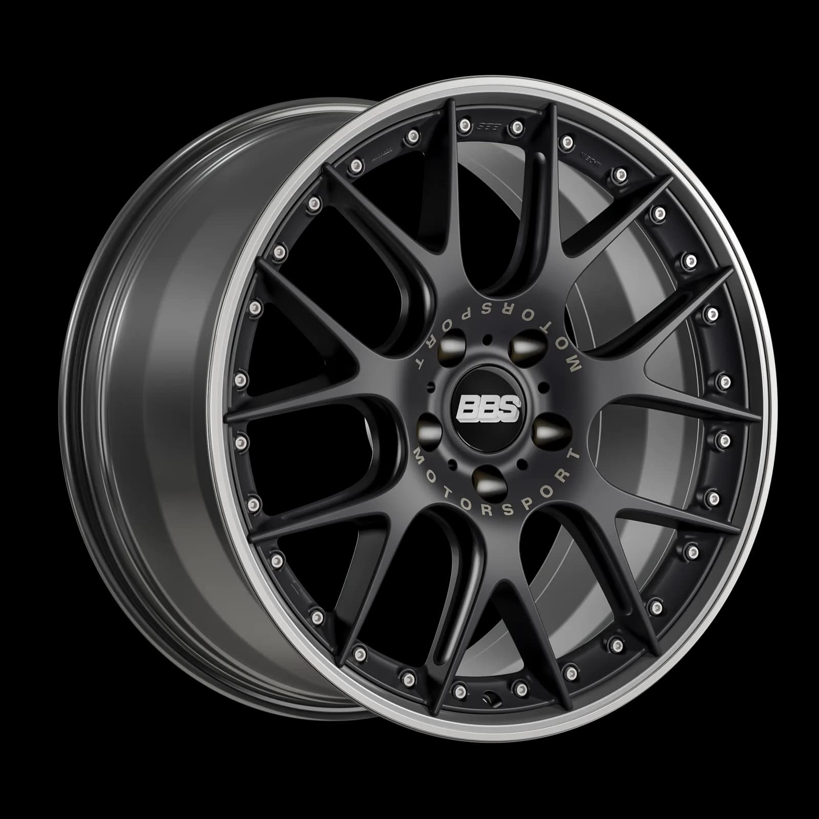 Легкосплавний диск 21" BBS CH-R 2 21x10 ET38 5x120 чорний сатиновий - фото My Tuning Lab