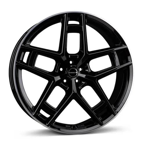 Легкосплавний диск 24" Borbet TF 24x10,5 ET40 5x112 чорний Rim полірований Glossy - фото My Tuning Lab