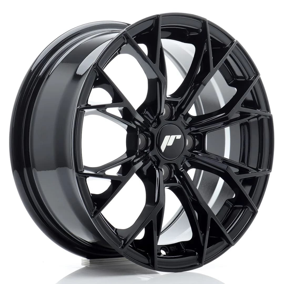 Легкосплавний диск 15" Japan Racing JR49 15x6,5 ET35 4x100 глянцевий чорний - фото My Tuning Lab