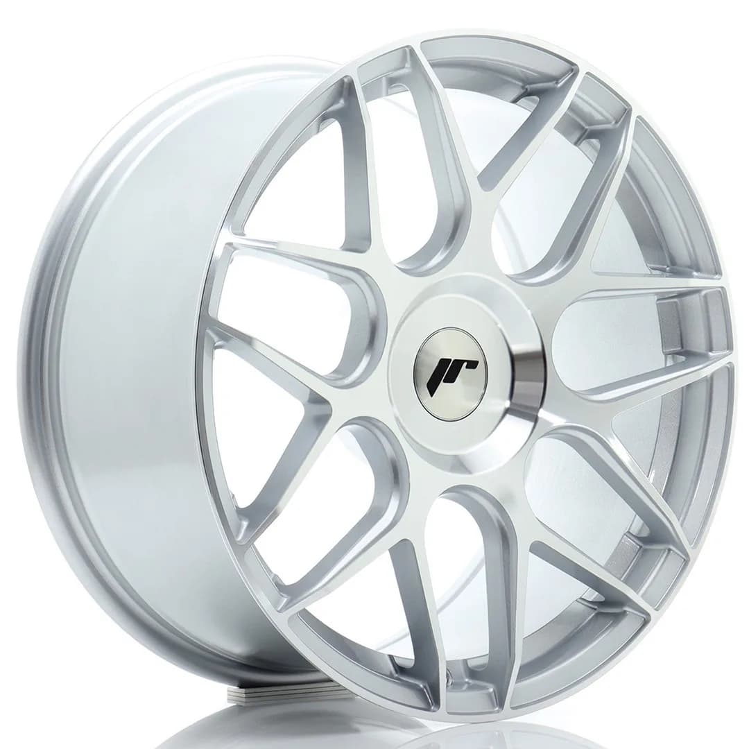 Легкосплавний диск 18" Japan Racing JR18 18x8,5 ET35 5x112 срібний з фрезеруванням - фото My Tuning Lab