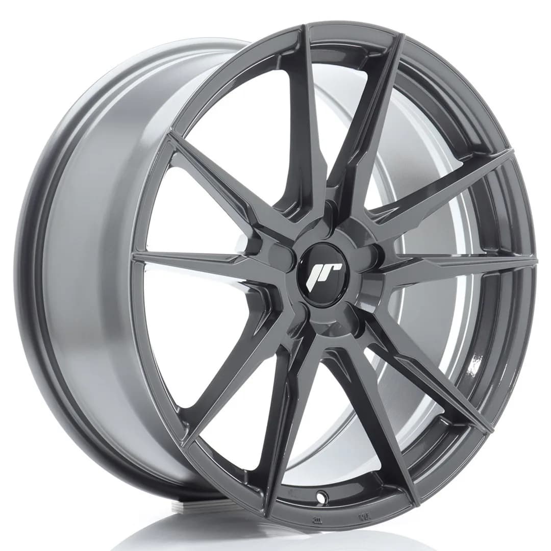 Легкосплавний диск 19" Japan Racing JR21 19x8,5 ET35 5x120 насичений сірий - фото My Tuning Lab