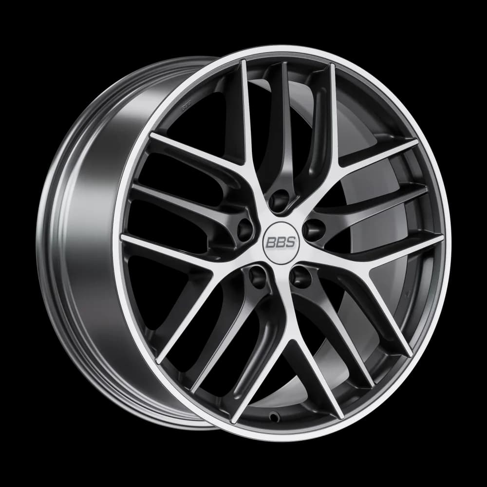 Легкосплавний диск 19" BBS CC-R 19x8,5 ET43 5x114 сатиновий графіт алмазне фрезерування - фото My Tuning Lab
