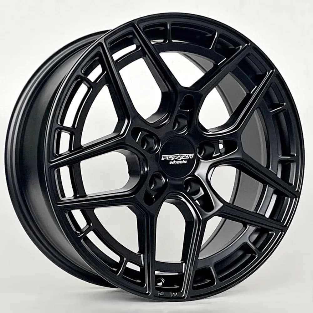 Легкосплавний диск 18" Forzza Magnum 18x8 ET30 5x112 сатиновий чорний - фото My Tuning Lab