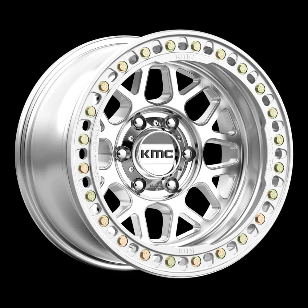 Легкосплавний диск 17" KMC KM235 GRENADE CRAWL BEADLOCK 17x9 ET-38 6x139,7 Machined - фото My Tuning Lab