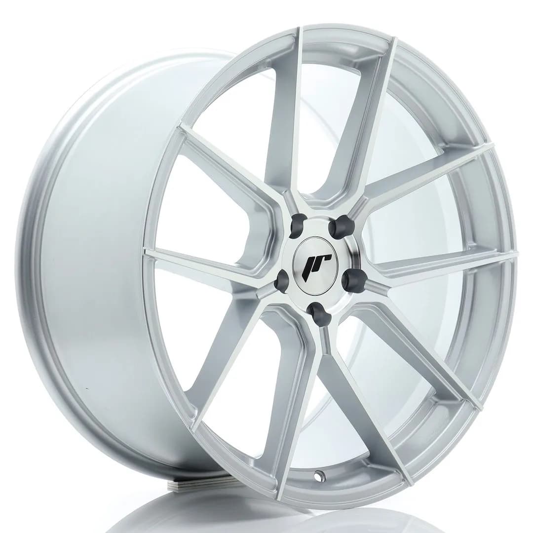 Легкосплавний диск 20" Japan Racing JR30 20x10 ET41 5x112 срібний з фрезерованою лицьовою частиною - фото My Tuning Lab