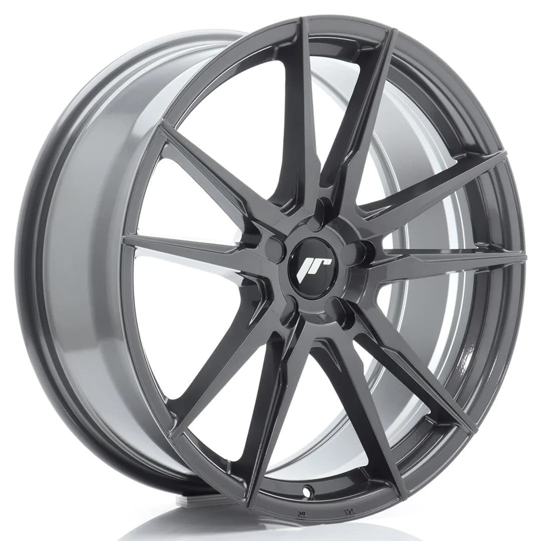 Легкосплавний диск 20" Japan Racing JR21 20x8,5 ET24 5x112 насичений сірий - фото My Tuning Lab