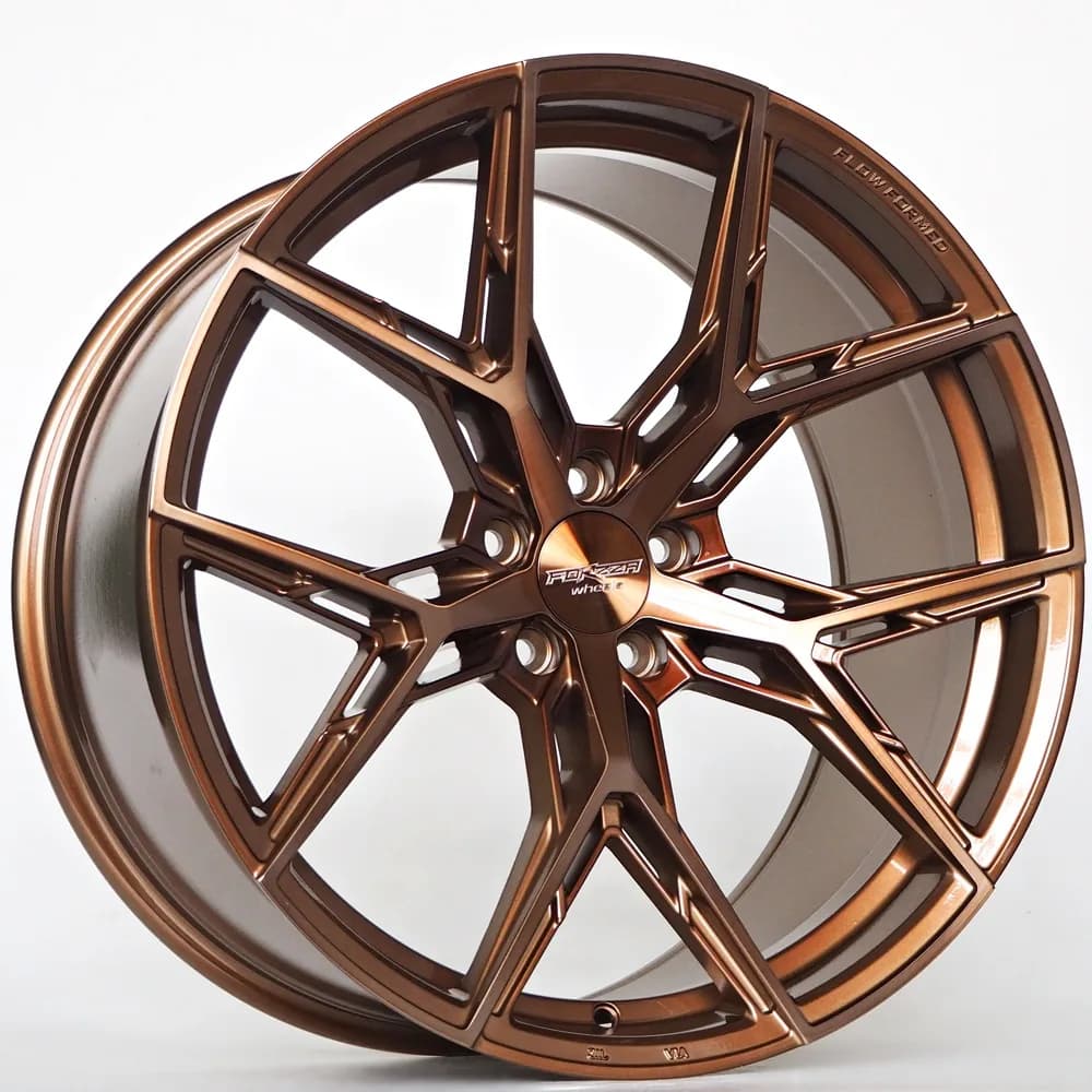 Легкосплавний диск 21" Forzza gravity 21x10,5 ET40 5x112 бронза брашований + бронза Clear Coat - фото My Tuning Lab