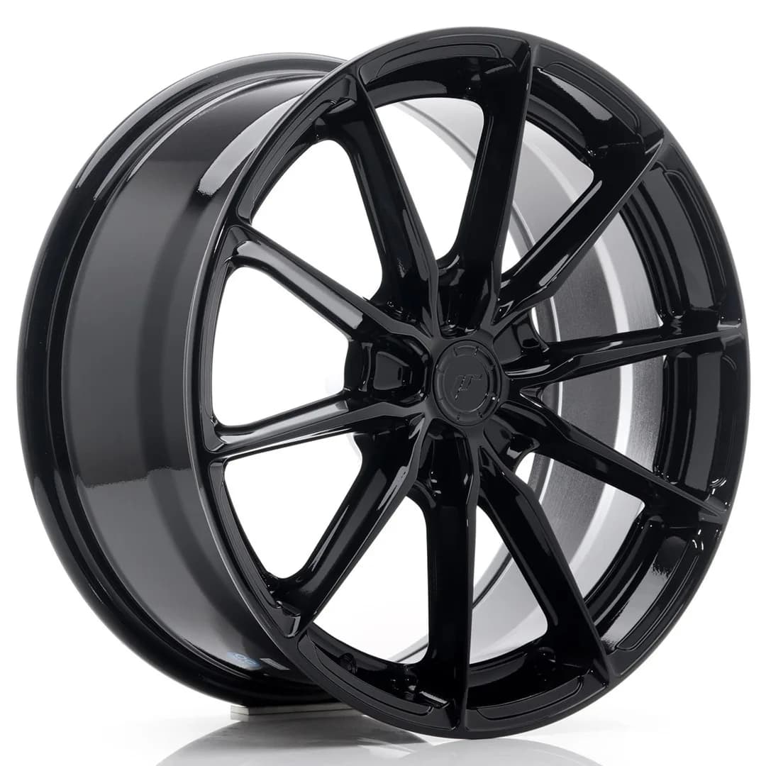 Легкосплавний диск 18" Japan Racing JR37 18x8 ET45 5x112 глянцевий чорний - фото My Tuning Lab