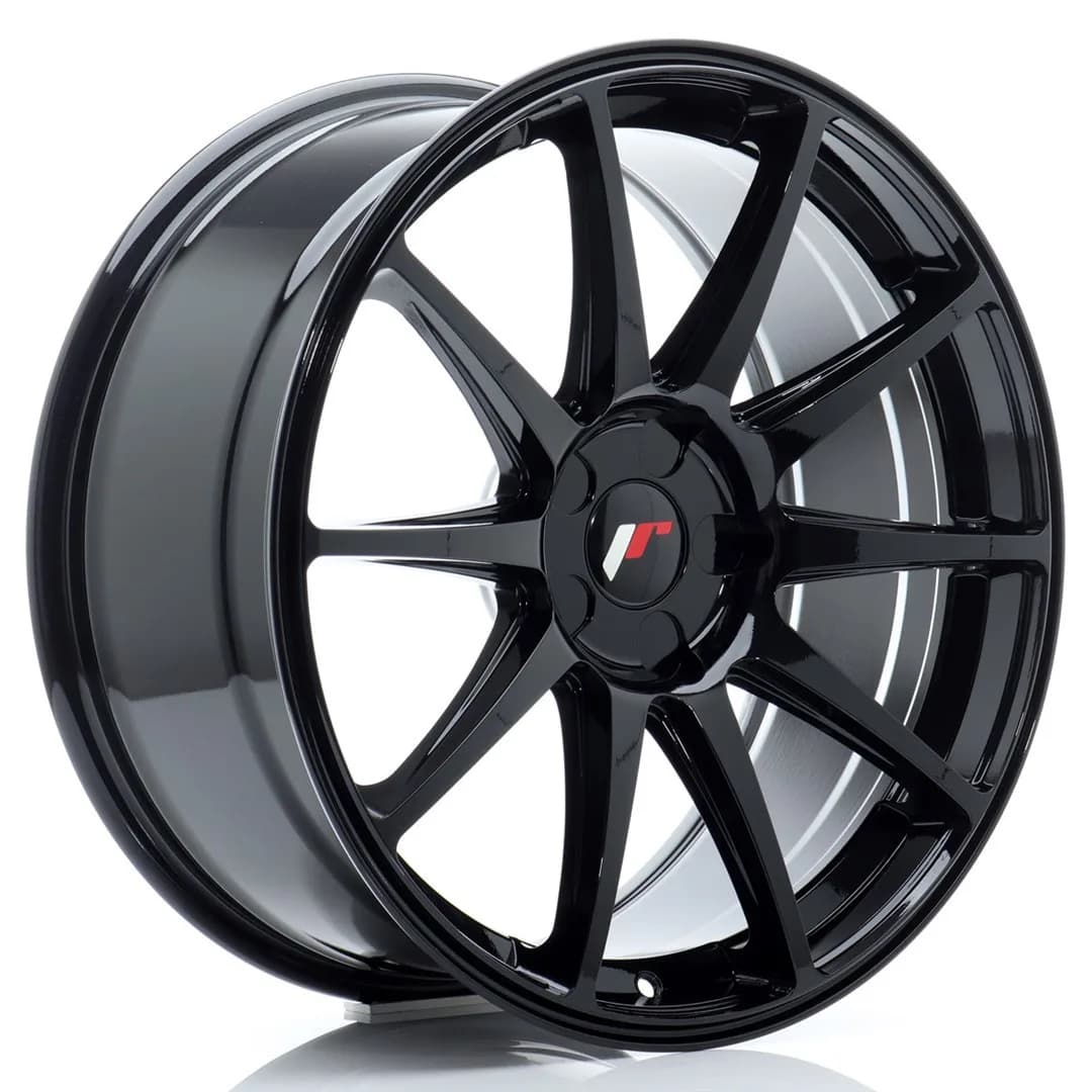 Легкосплавний диск 19" Japan Racing JR11 19x8,5 ET42 5x108 глянцевий чорний - фото My Tuning Lab