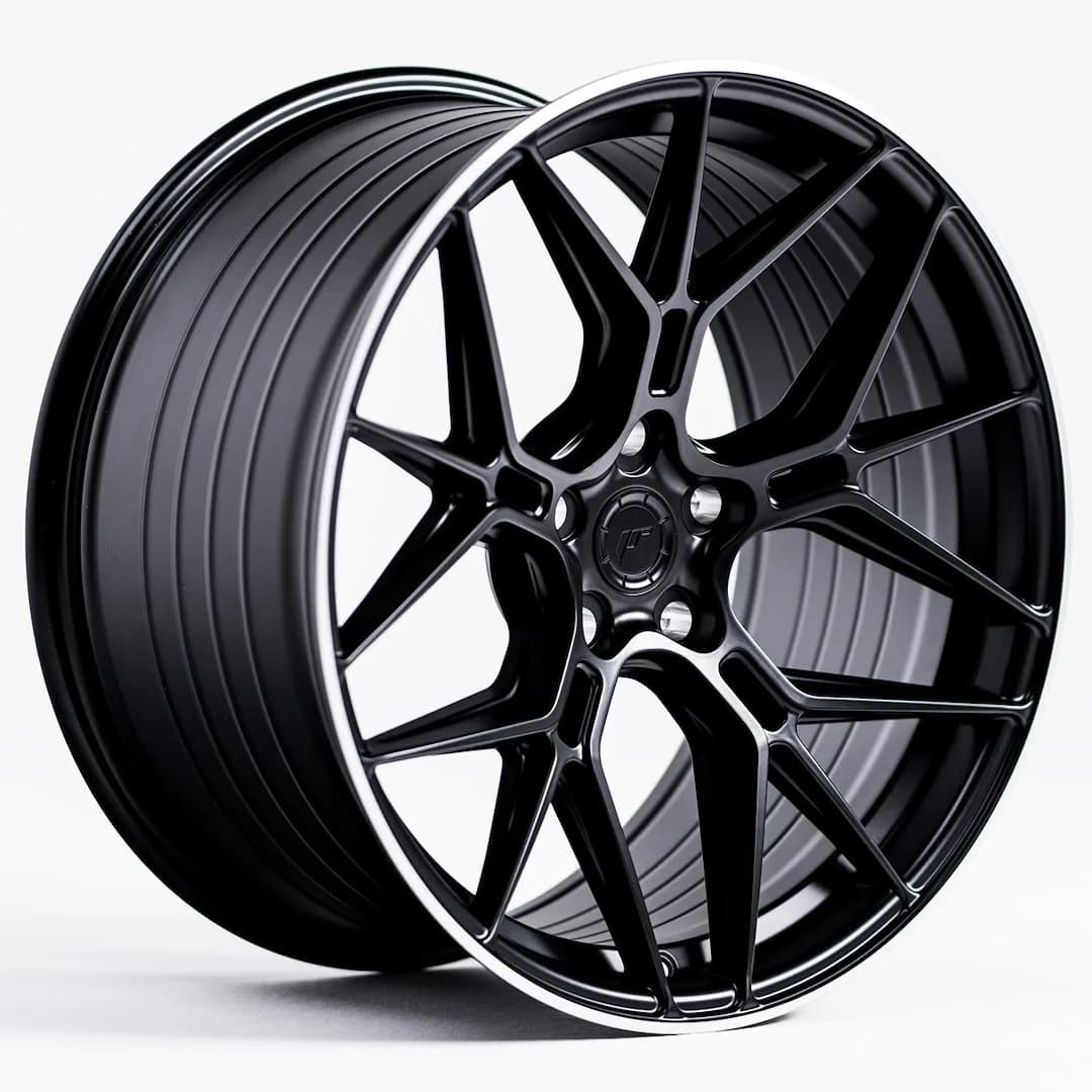 Легкосплавний диск 20" Japan Racing JR51 20x10,5 ET15-35 5H BLANK сатиновий чорний з фрезерований кант - фото My Tuning Lab
