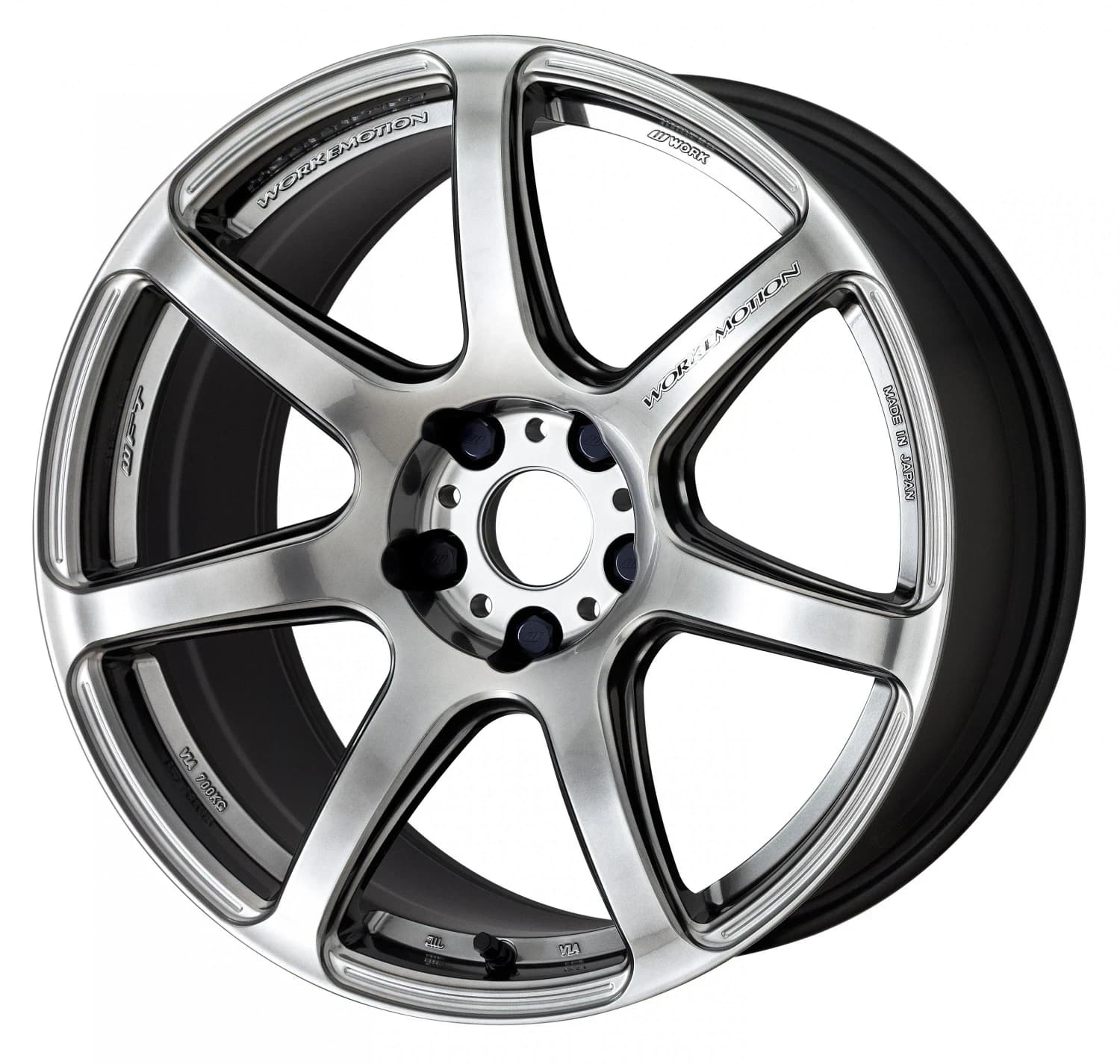 Легкосплавний диск 16" Work Wheels Work Emotion T7R 16x6,5 BLANK срібний (GTS) - фото My Tuning Lab