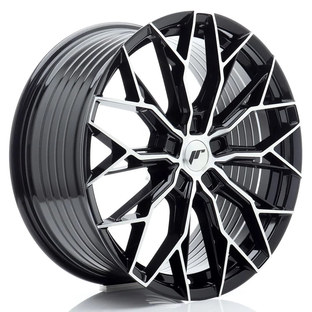 Легкосплавний диск 20" Japan Racing JR49 20x8,5 ET20-45 5H BLANK глянцевий чорний фрезерована лицьова частина - фото My Tuning Lab